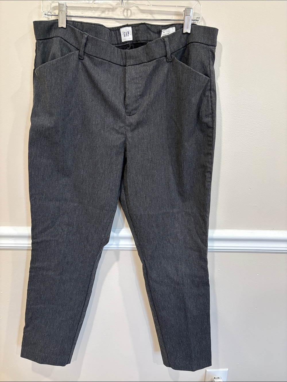 GAP Women’s Dark Charcoal Dress Skinny Ankle Pants